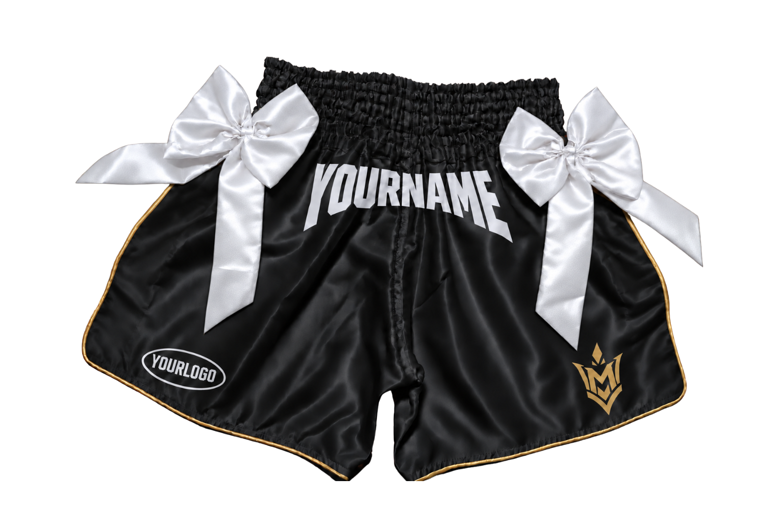 VM Fightgear Unisex Kickboksbroekje met Strikken – Gepersonaliseerd - Afbeelding 3
